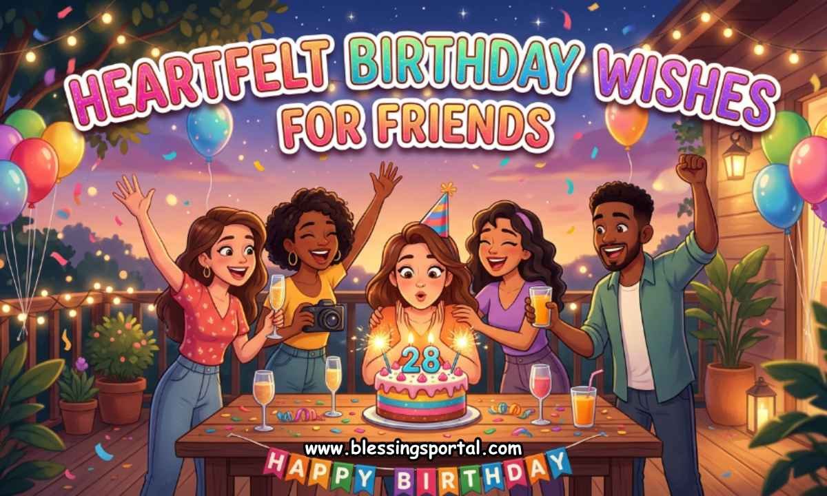 Heartfelt Birthday Wishes for Friends