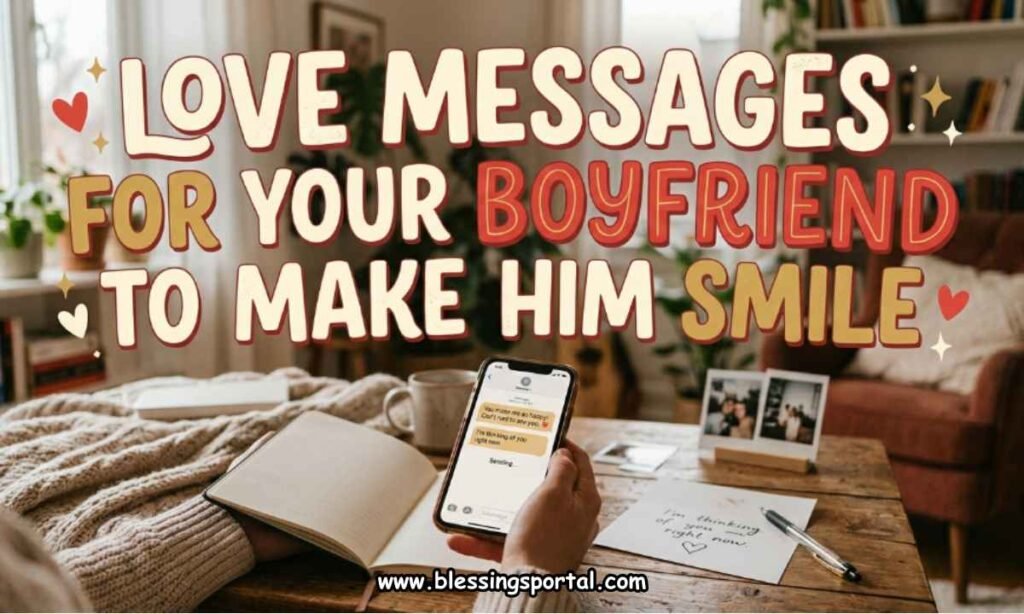 Love Messages for Your Boyfriend to Make Him Smile
