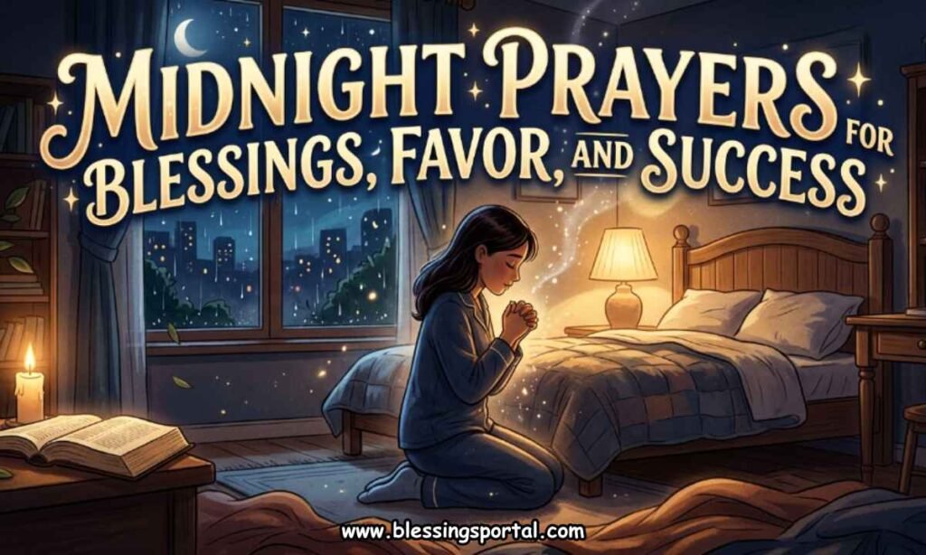 Midnight Prayers for Blessings, Favor, and Success