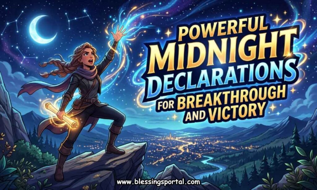 Powerful Midnight Declarations for Breakthrough and Victory