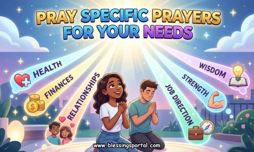 Pray Specific Prayers for Your Needs