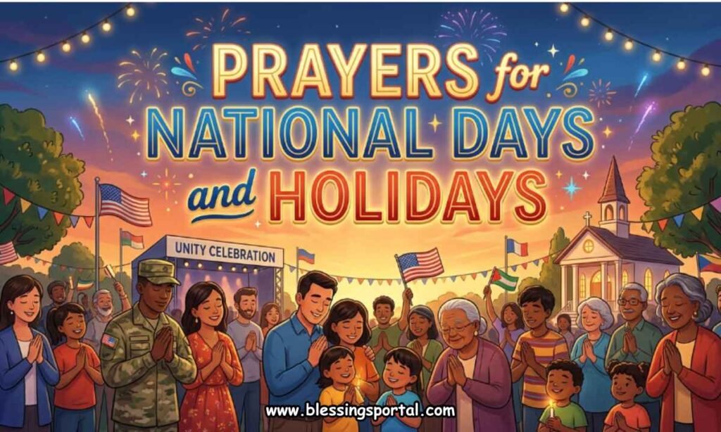 Prayers for National Days and Holidays