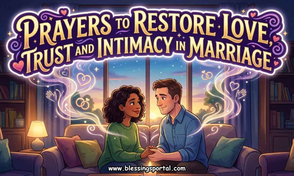 Prayers to Restore Love, Trust and Intimacy in Marriage