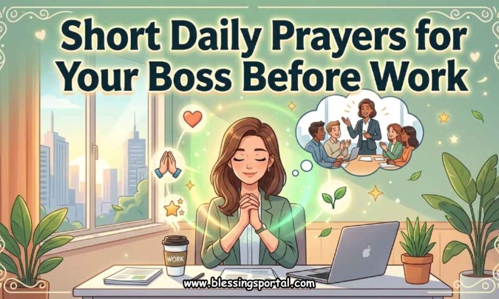 Short Daily Prayers for Your Boss Before Work