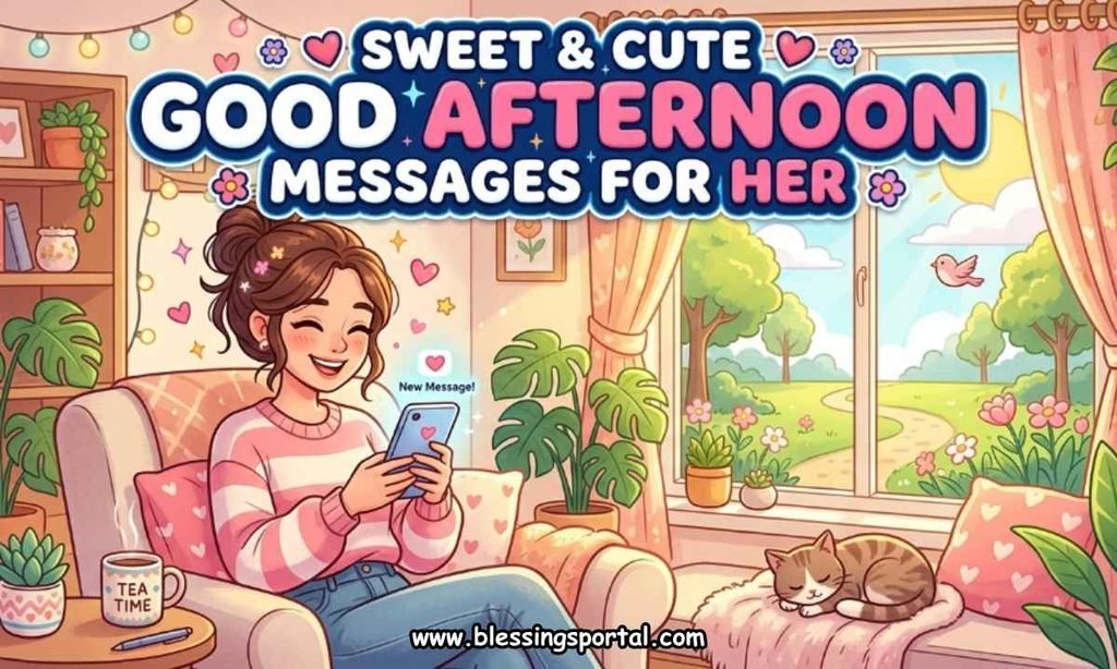 Sweet & Cute Good Afternoon Messages for Her