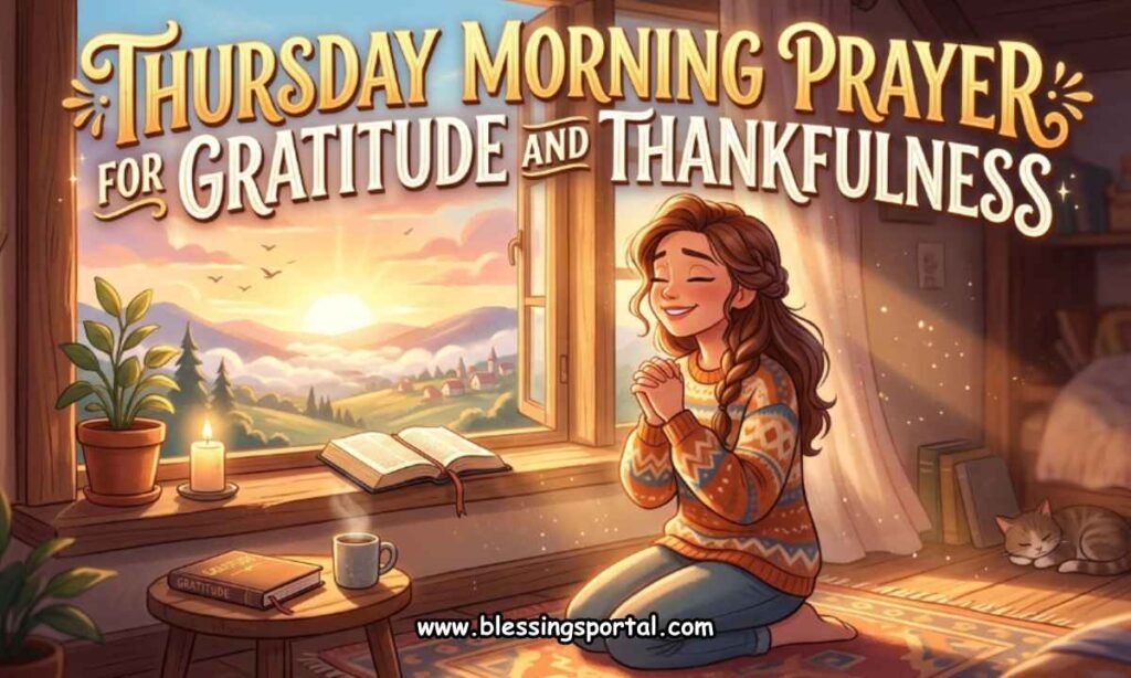 Thursday Morning Prayer for Gratitude and Thankfulness