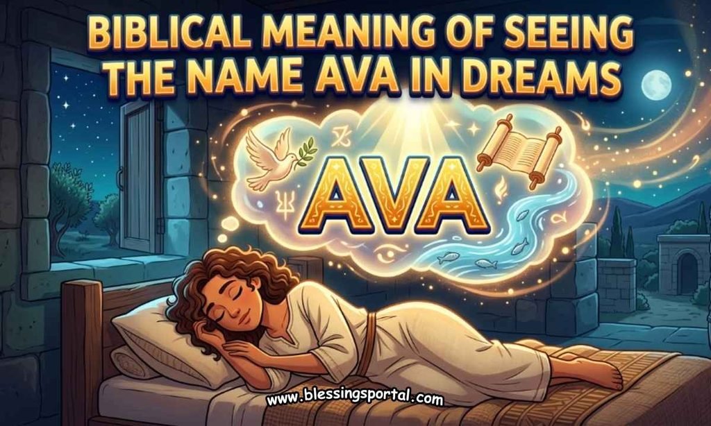 Biblical Meaning of Seeing the Name Ava in Dreams