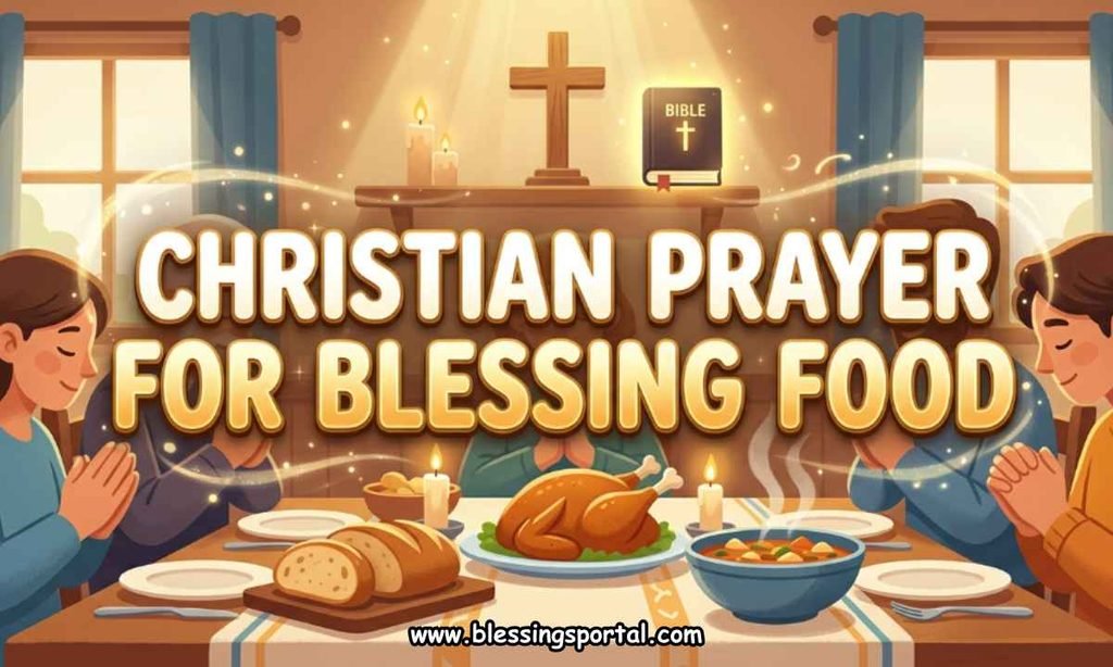 Christian Prayer For Blessing Food