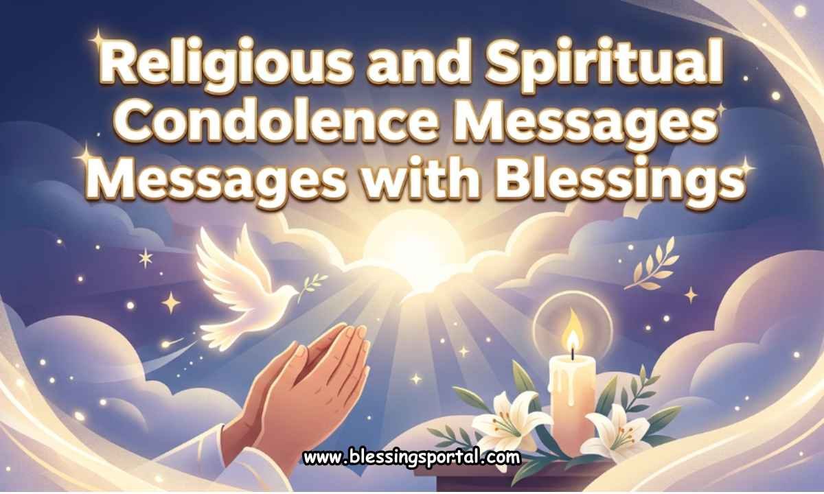 Religious and Spiritual Condolence Messages with Blessings