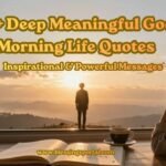 330+ Deep Meaningful Good Morning Life Quotes