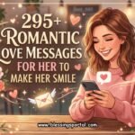 295+ Romantic Love Messages for Her to Make Her Smile