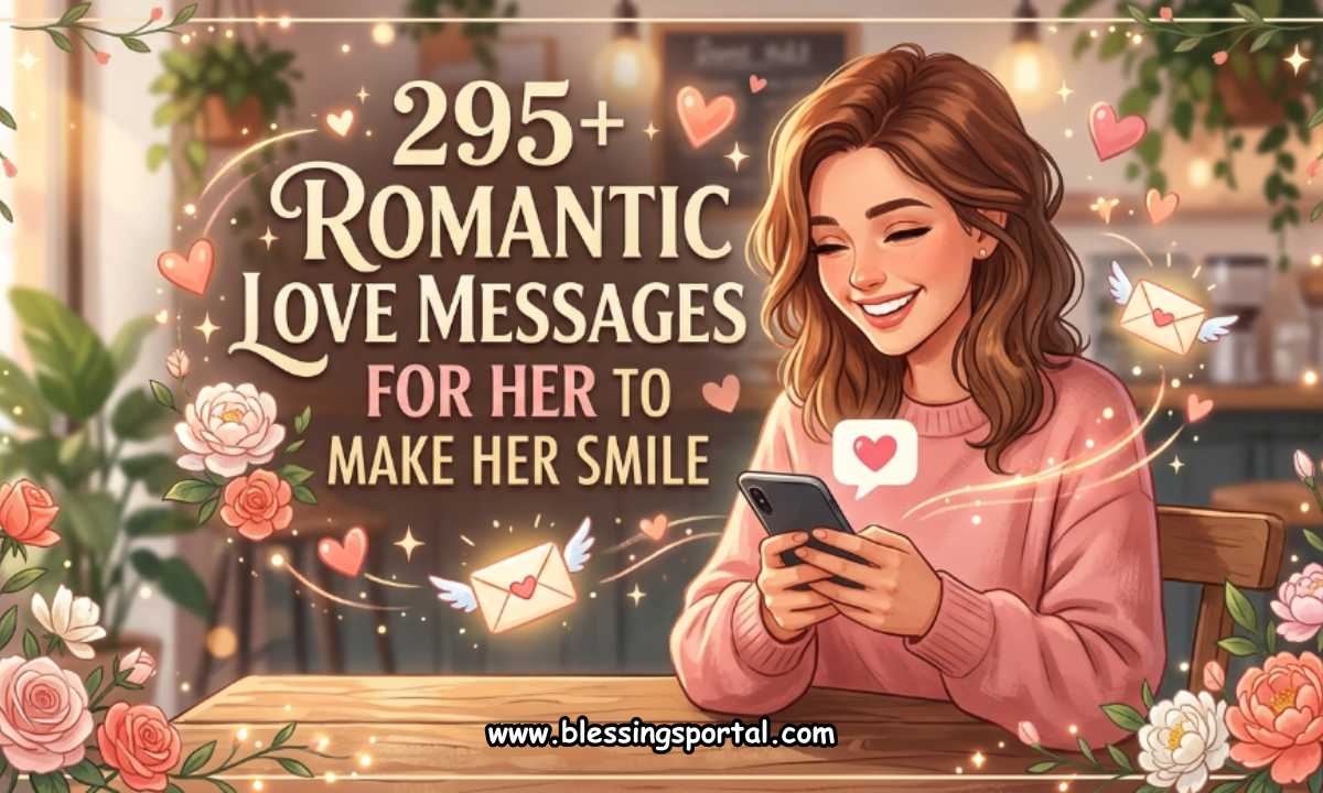 295+ Romantic Love Messages for Her to Make Her Smile
