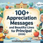 100+ Appreciation Messages and Beautiful Lines for Principal (2026)