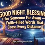 Good Night Blessings for Someone Far Away — Faith-Filled Words That Cross Every Distance