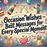 Occasion Wishes – Best Messages for Every Special Moment