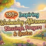 180+ Inspiring Wednesday Afternoon Blessings, Prayers & Quotes [Images]